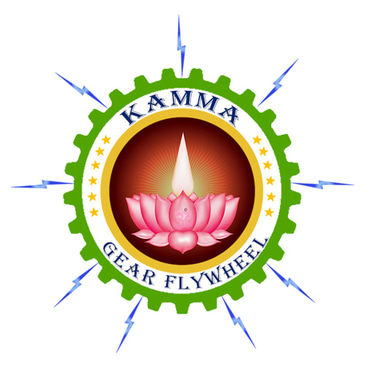 Kinetics Associated Mass Mechanical Applications Gear Flywheel Technology logo