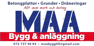 MAA Bygg & Anläggning logo