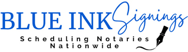 Blue Ink Signings logo