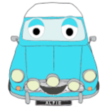 Alfie the Mini and Friends logo