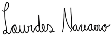 Lourdes Navarro contemporary painter logo