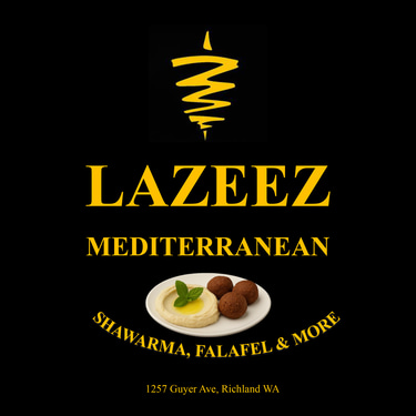 Lazeez Mediterranean logo