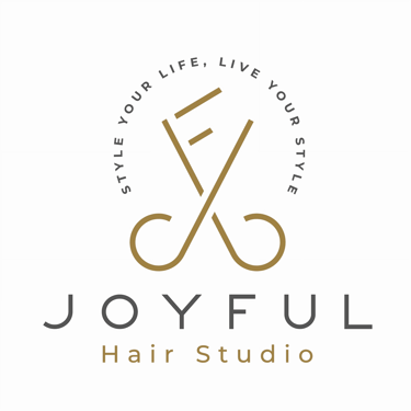 Joyful hair studio logo