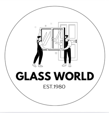 GLASS WORLD logo