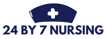 24 by 7 nursing logo