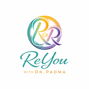 Re-YoU — “Rediscover Yourself and Step Into a New Chapter of Life” (tag line) logo