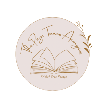 The Page Turners Anonymous logo