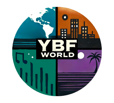 YBF WORLD logo