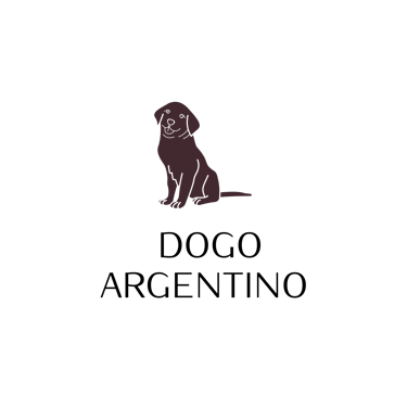 Dogo Argentino puppies logo