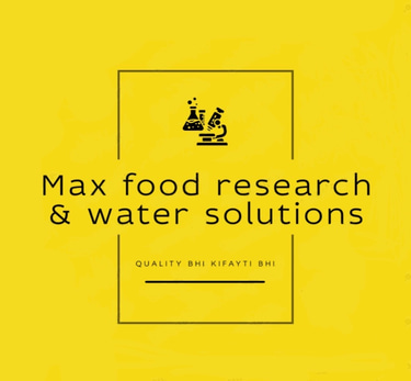 Max food research & water solutions logo