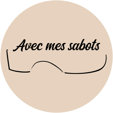 Avec mes sabots, sabots suédois, sandales suédoises, sabot, sandale, accessoire. logo