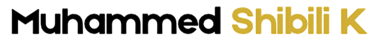 MUHAMMED SHIBILI K logo