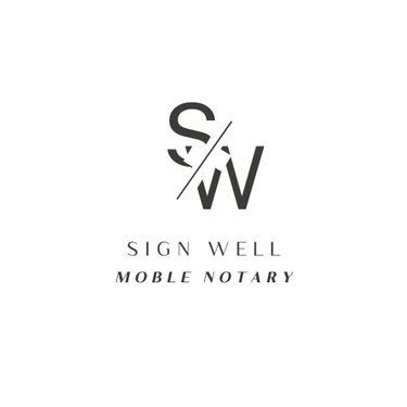 Sign Well Mobile Notary logo