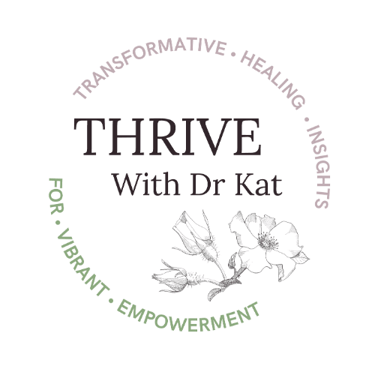 THRIVE with Dr. Kat logo