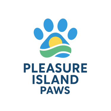 Pleasure Island Paws logo