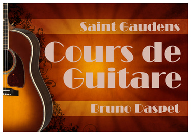 Cours de guitare saint gaudens Bruno Daspet logo