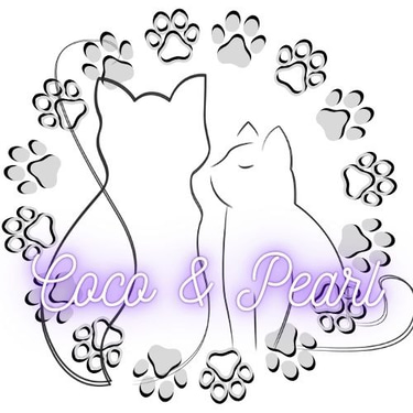 Welcome to Coco & Pearl's Purrfect World! logo