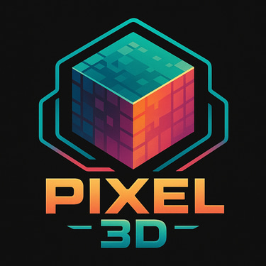 pixel 3d logo