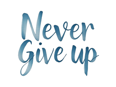 Never Give Up logo
