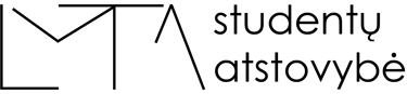 Lietuvos muzikos ir teatro akademijos studentų atstovybė logo