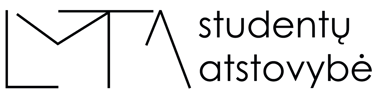 Lietuvos muzikos ir teatro akademijos studentų atstovybė logo