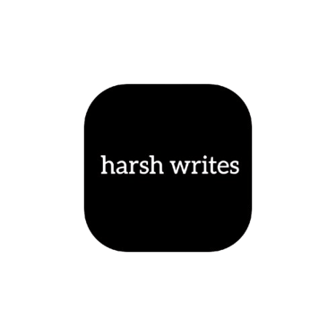 harsh writes logo
