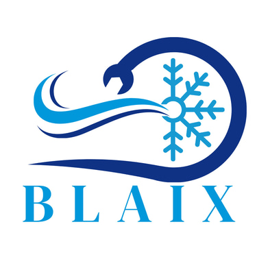 BLAIX, mantenimiento, modernización e instalación de equipos de aire acondicionado residencial, comercial e industrial. logo