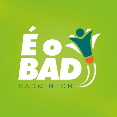 É o Bad - Badminton logo