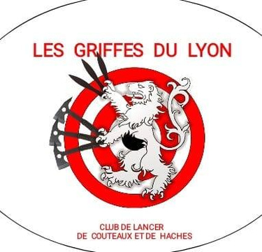 Les Griffes du Lyon (Association sportive de lancer de couteaux et de hâches) logo