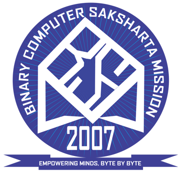 Binary Computer Saksharta Mission logo
