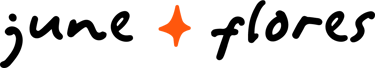 June Flores logo