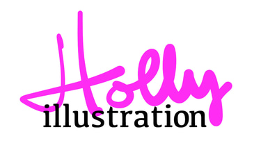 holly illustration logo