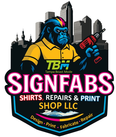 Tampa BM Signfabs, Shirts & Print Co logo