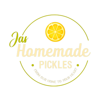 JAS HOME MADE PICKLES logo