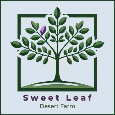 Sweet Leaf Desert Farm logo