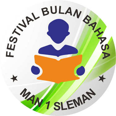 Bulan Bahasa MAN 1 Sleman logo
