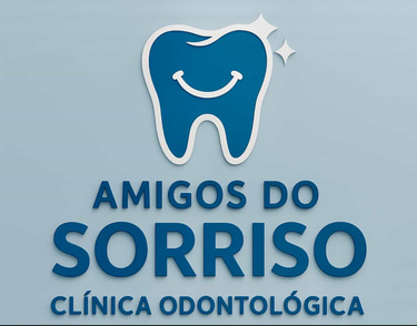 Clínica odontológica Amigos do Sorriso logo