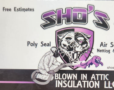 Sho's Blown In Attic Insulation logo