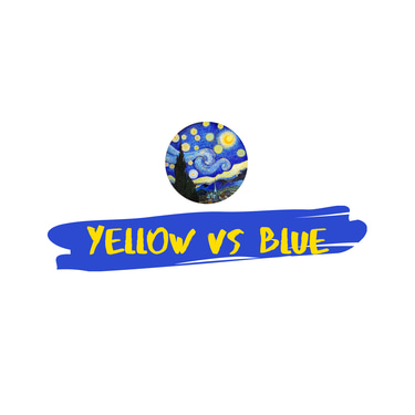 Yellow vs. Blue logo