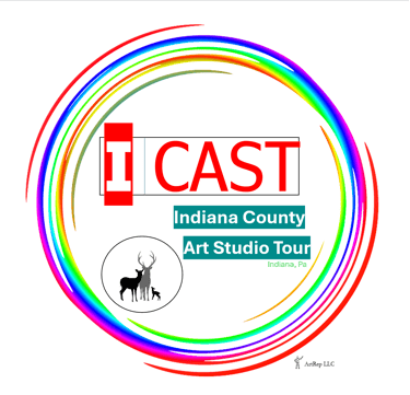 indiana county art studio tour, indiana studio tour, art studio tour, visit indiana, studio tour logo