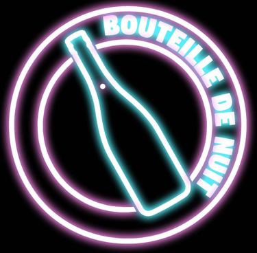 Bouteille de nuit logo