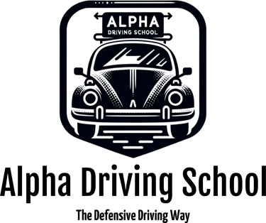 Alpha Driving School logo