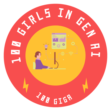 100 Girls In Generative AI logo