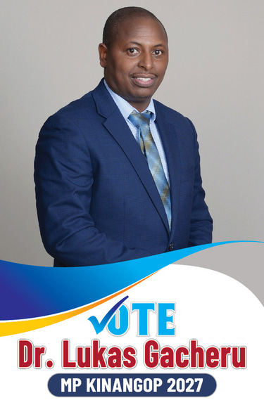 Hon Dr. Lukas Gacheru (Phd), MP Kinangop 2027 logo