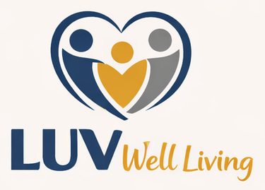 LUV Well Living logo