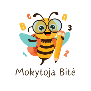 Mokytoja Bitė logo