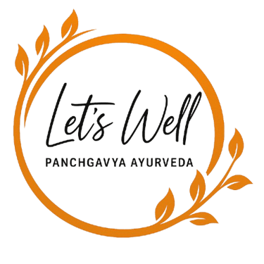 Lets well panchgavya ayurveda logo