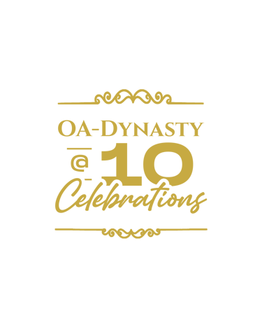 OA-Dynasty@10 Celebrations logo