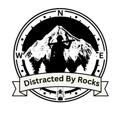 Distracted By Rocks logo