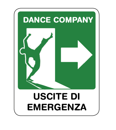 Uscite di Emergenza Dance Company logo